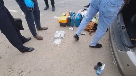 Под Мокшаном задержали наркокурьеров с партией гашиша