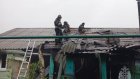 В Спасском районе при пожаре пострадала 66-летняя женщина