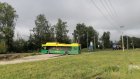 Рядом с улицей Яшиной застрял автобус продленного маршрута № 54