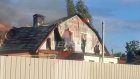 В поселке Мичуринском сгорел 3-квартирный дом