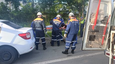 Под Монтажным погиб водитель влетевшей в фуру иномарки