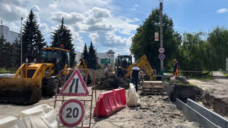 Назван срок открытия ул. Стекловской в Кузнецке после ремонта
