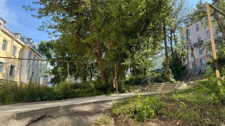 Ремонт лестницы на ул. Кирова в Пензе подходит к концу