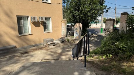 Ремонт лестницы на ул. Кирова в Пензе подходит к концу
