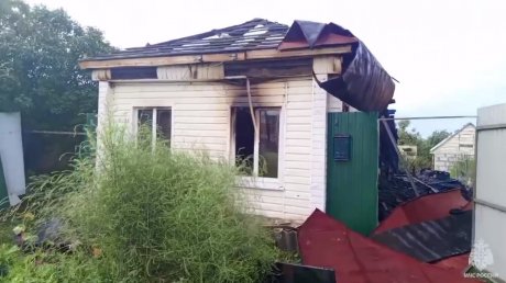 В Верхнем Ломове в сгоревшем доме нашли тела 2 женщин