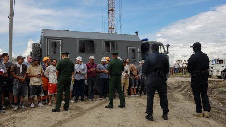 В Пензе перемещения мигрантов по стройкам проконтролировали БПЛА