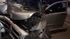 На улице Гагарина в Пензе Dodge влетел в столб