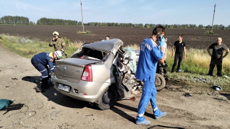 Появились новые кадры с места трагедии в Пензенском районе