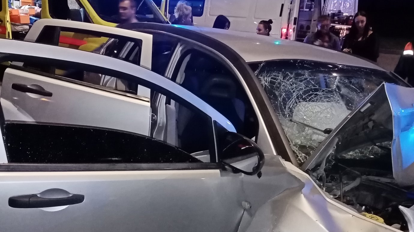 В ДТП на улице Гагарина пострадали четверо мужчин