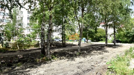В Маньчжурии разровняли площадку под сквер