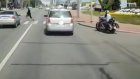 На ул. Центральной в Пензе сбили пешехода, момент попал на видео