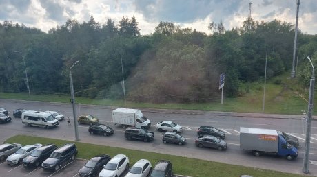 На ул. Окружной из-за попрошайки сбили мотоциклиста