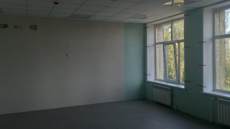В школе села Норовка внепланово ремонтируют спортзал