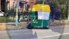 На улице Кижеватова автобус с пассажирами уехал без водителя