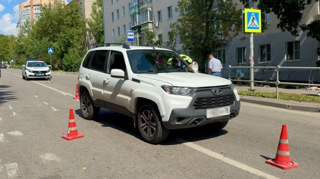 В Пензе около зоопарка сбили 3-летнюю девочку