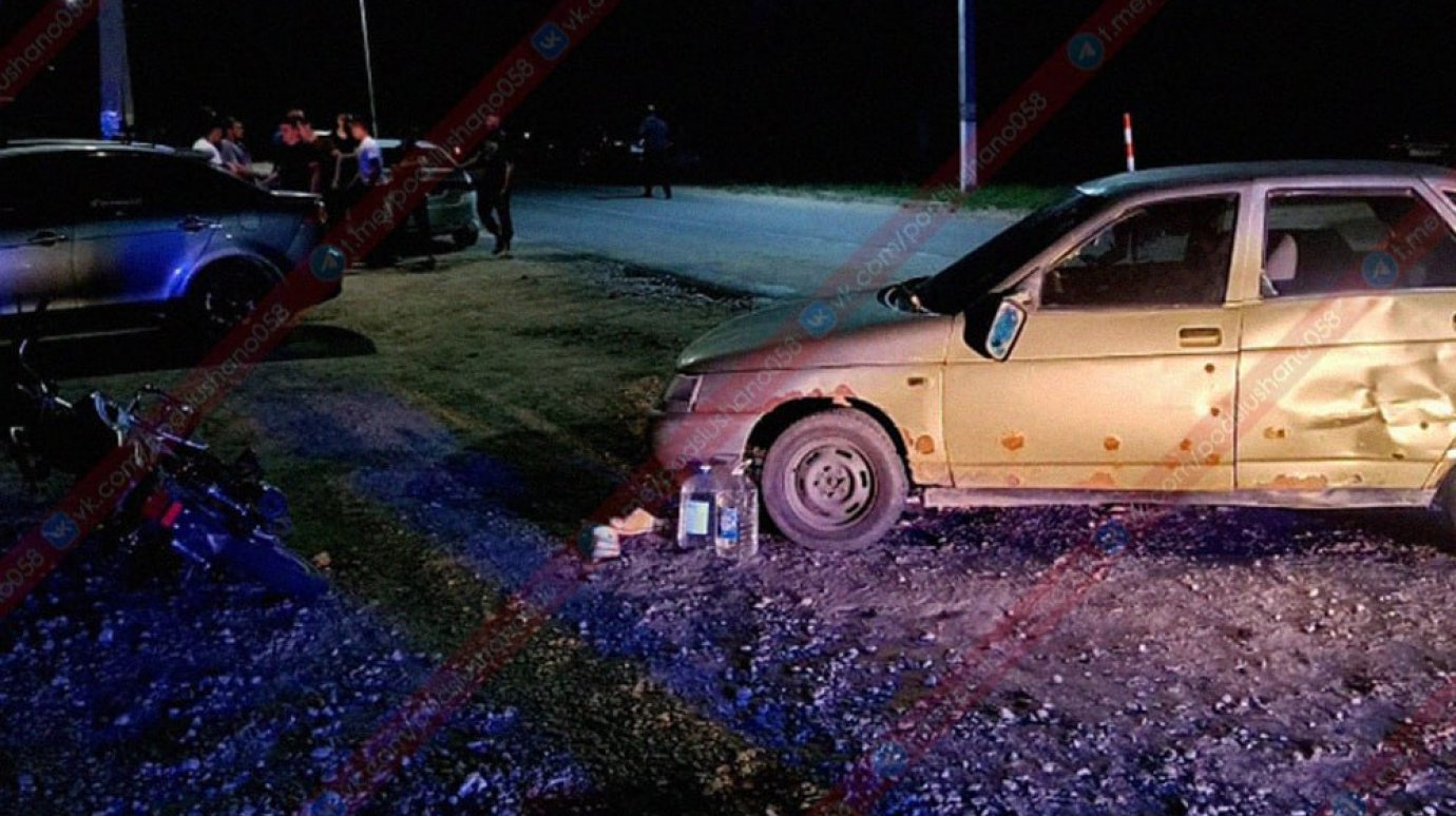 В Городищенском районе водители-подростки пострадали в ДТП