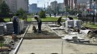 Ход благоустройства сквера «Семейный» проверили