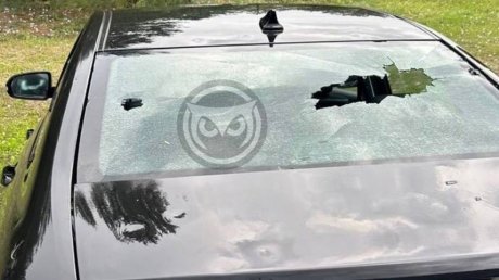 В Кузнецке сфотографировали побитые градом машины