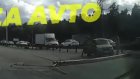 Появилось видео момента серьезного ДТП на дублере Окружной