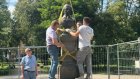 Бюст Лермонтова увезли из одноименного сквера в Пензе
