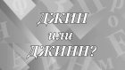 «ДжиН» и «джиНН» - когда похожие слова пишутся по-разному?