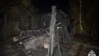 В Сосновоборске сгорел сарай с автомобилем
