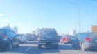 Жители Зари утром застряли в огромных пробках