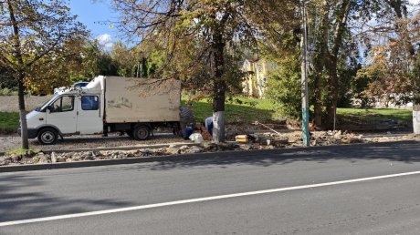 В Пензе заменят асфальт на тротуарах на ул. Володарского