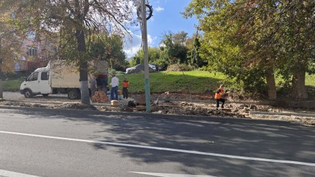 В Пензе заменят асфальт на тротуарах на ул. Володарского