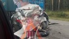 Очередное ДТП с фурами: на М-5 в колонне большегрузов смяло Hyundai