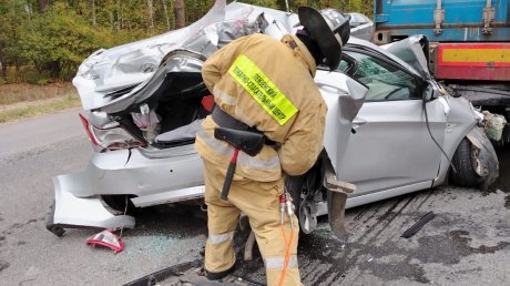 Смяло Hyundai: появились новые кадры с места серьезного ДТП на трассе М-5