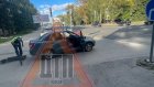 Соцсети: на улице Кулакова подросток на самокате столкнулся с «Грантой»