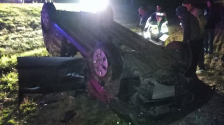 В Пензенском районе перевернулась Kia, пострадали 4 человека