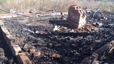 В Колышлейском районе из-за детской шалости сгорел дом