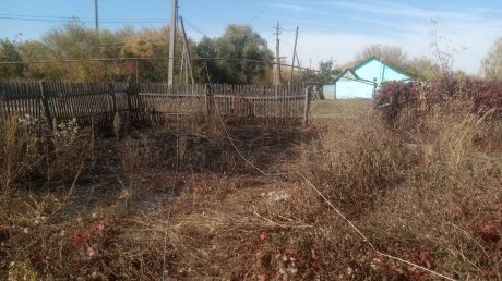 В Колышлейском районе из-за детской шалости сгорел дом