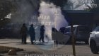 На ул. Красной в Пензе во время движения загорелась «Лада-Ларгус»
