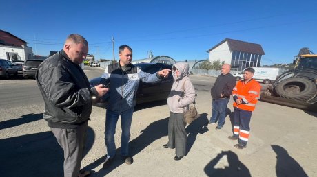 В Совхозе Победа началась замена аварийного участка трубопровода
