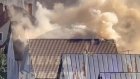В Цыганском Поселке загорелся двухэтажный дом