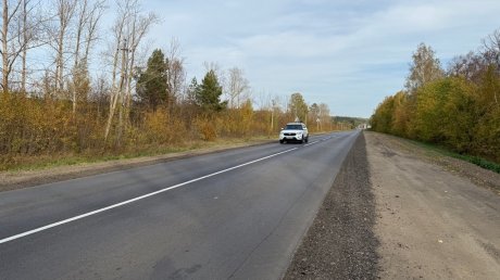 Обновлен участок дороги на подъезде к Кузнецку с восточной стороны