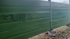 Новые защитные экраны в Терновке испортили сразу после установки