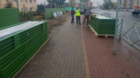 Новые защитные экраны в Терновке испортили сразу после установки