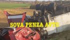 Под Мокшаном фура опрокинулась после столкновения с минивэном