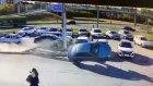 «Форсаж по-пензенски»: Nissan «взлетел» на глазах у росгвардейцев