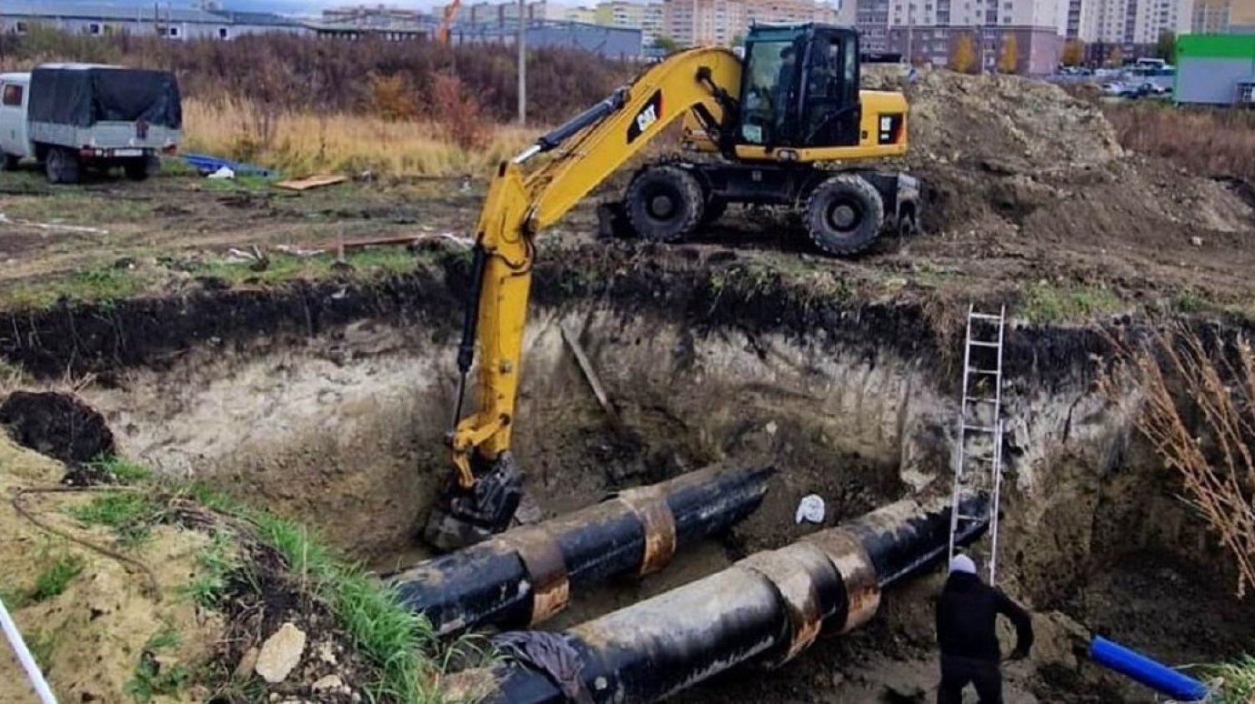 На ул. Арбековской заканчивается строительство сетей водоснабжения