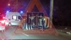 На улице Чехова в Пензе опрокинулся Volkswagen