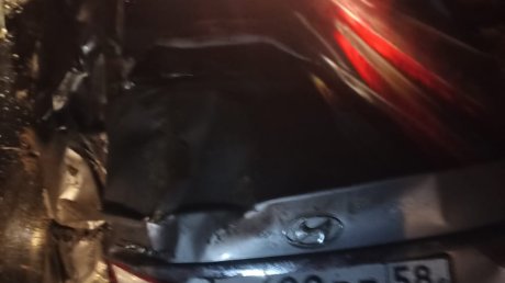 В Городищенском районе Hyundai упал с развязки на трассе М-5
