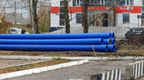 В районе ул. Ново-Казанской началось строительство водопровода