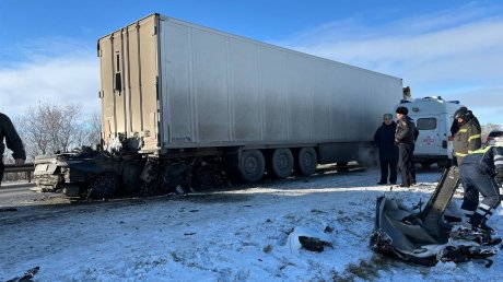 На омской трассе разбилась машина с пензенскими номерами