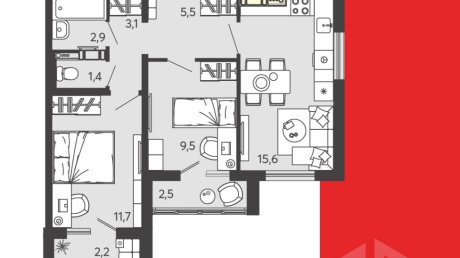 Квартиры в ЖК «Радужные дворы» стали доступнее для семей с детьми