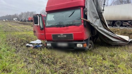 В Иссе насмерть сбили водителя, стоявшего рядом с фурой